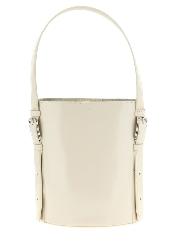 Coperni 100% cow leather bucket bag in beige