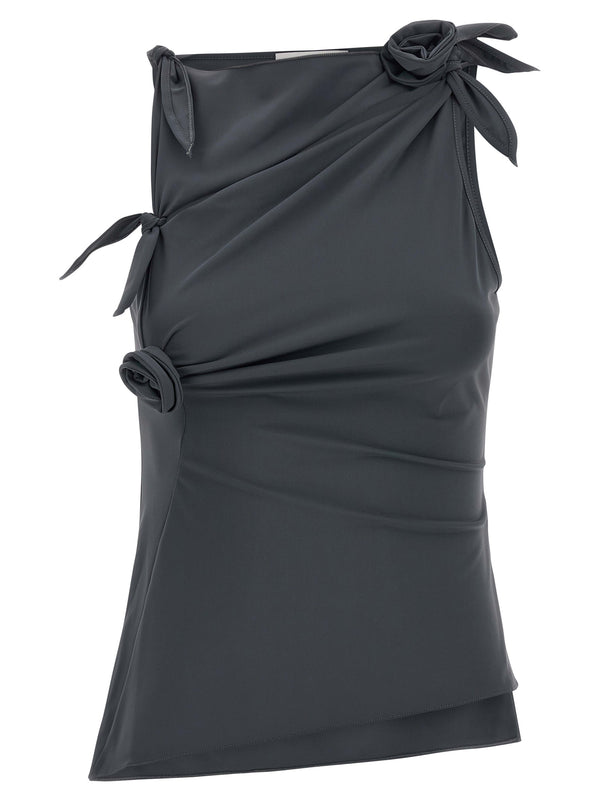 Coperni 78% Polyamide tank top in gray