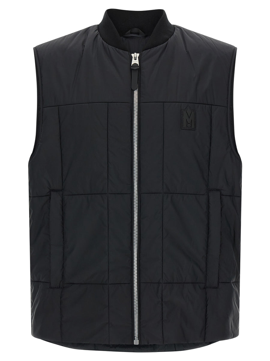 Mackage 100% Nylon vest in black