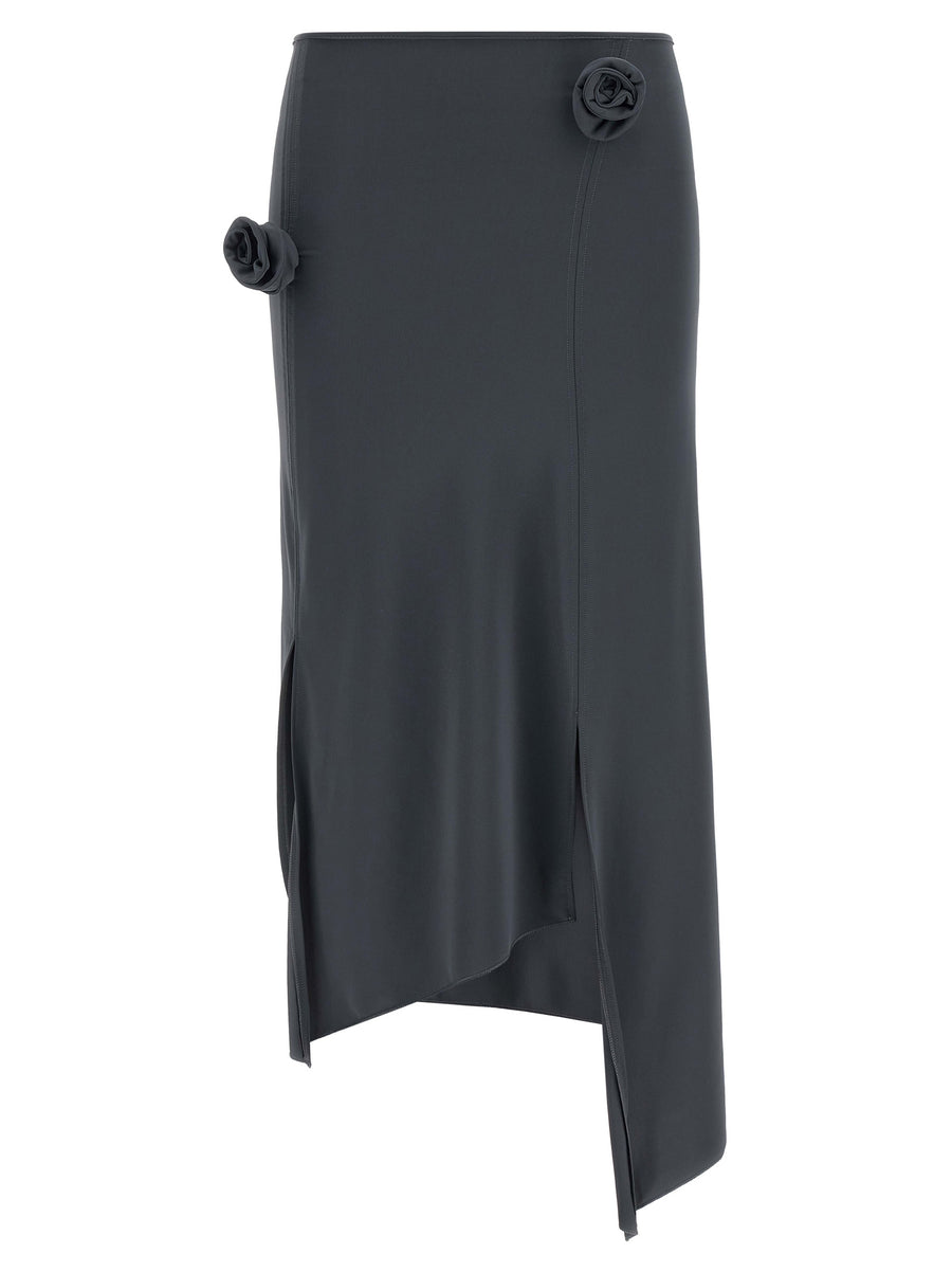 Coperni 78% polyamide skirt in gray