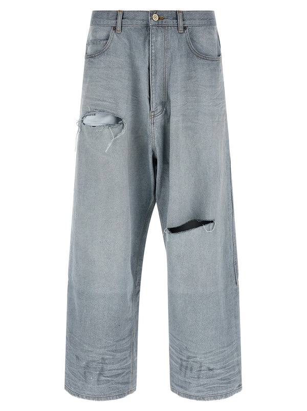 Balenciaga 100% cotton jeans in blue