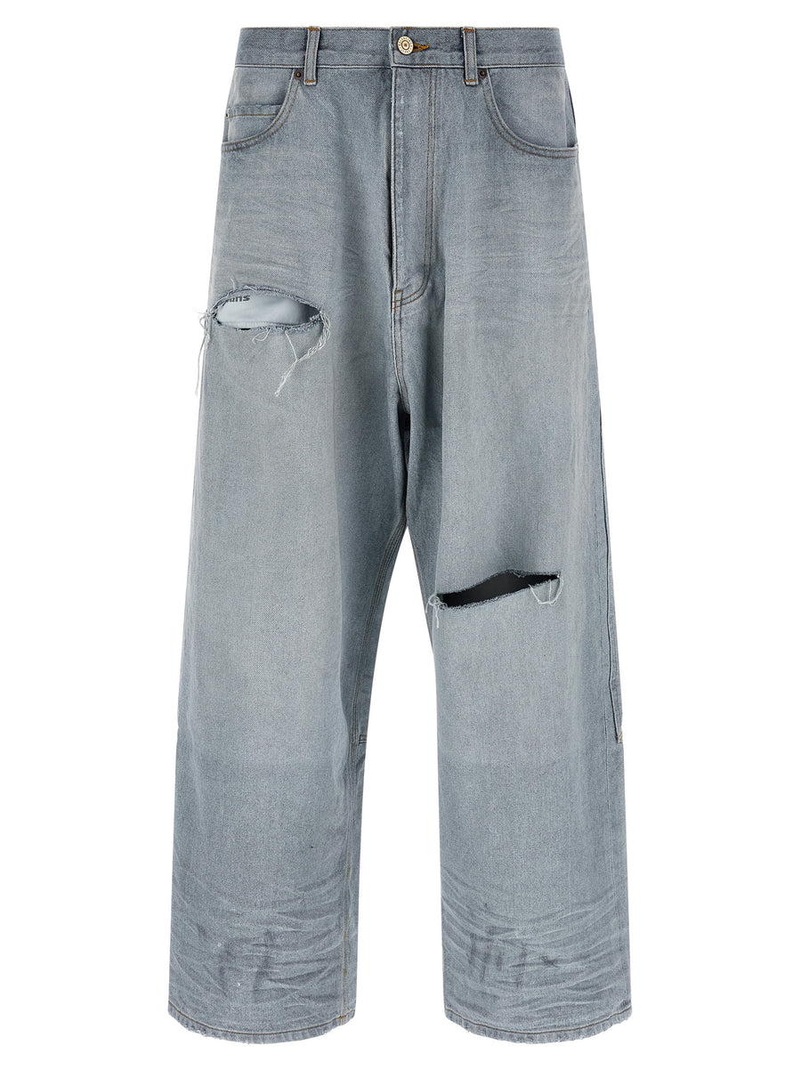 Balenciaga 100% cotton jeans in blue