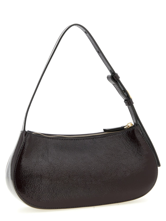 Purple Calfskin Shoulder Bag