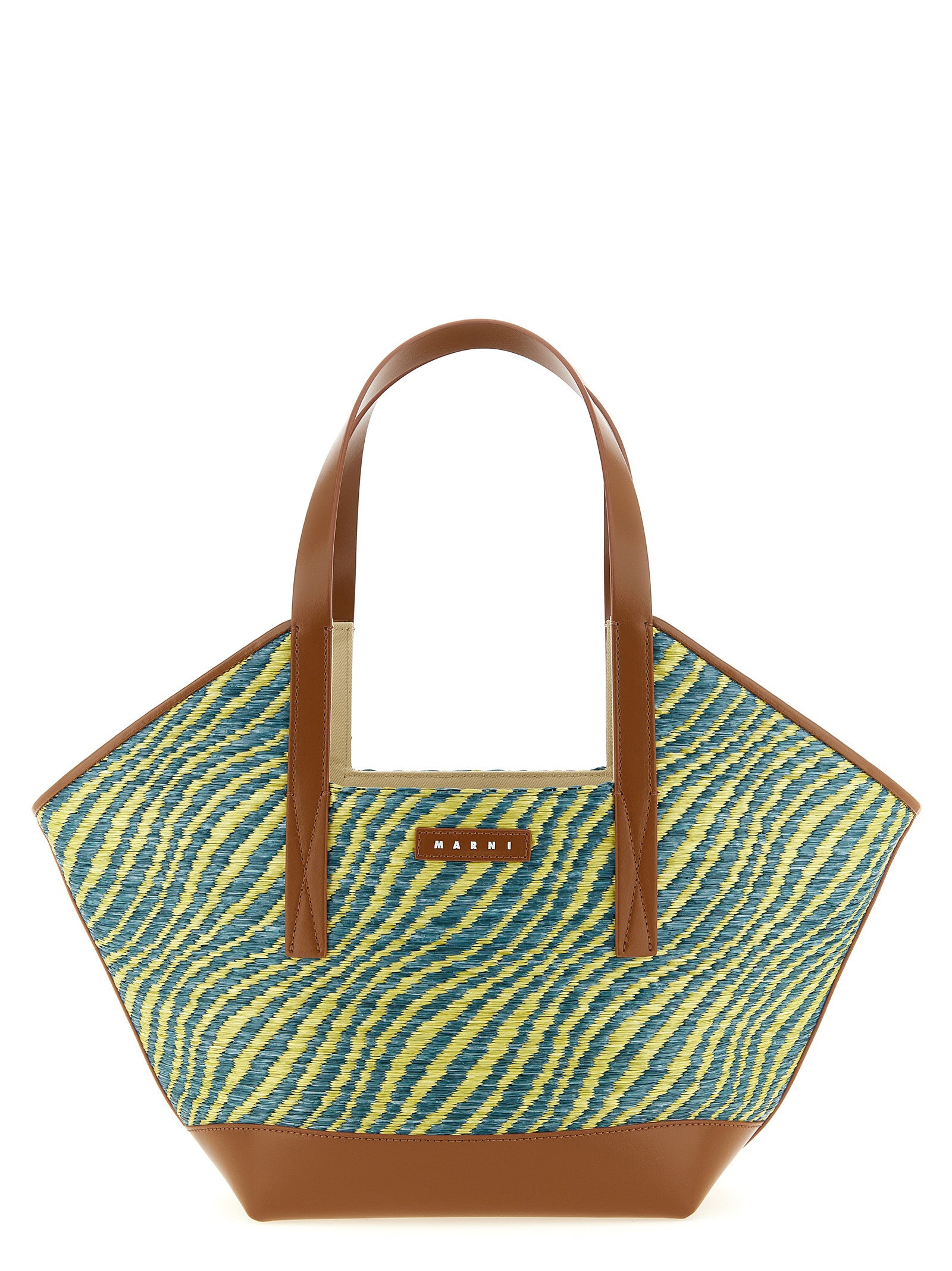 Marni 83% Polyamide tote bag in green