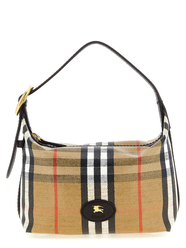 Burberry 69% Cotton shoulder bag in beige