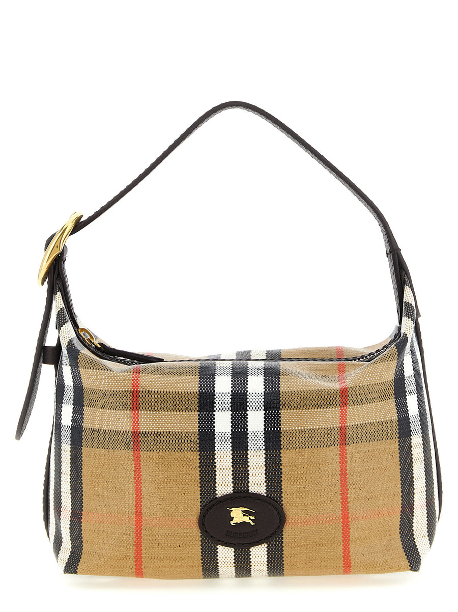 Burberry 69% Cotton shoulder bag in beige