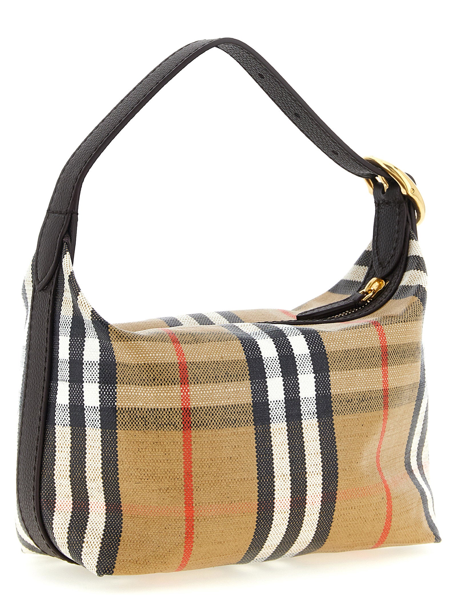 Beige Cotton Handbag Bag