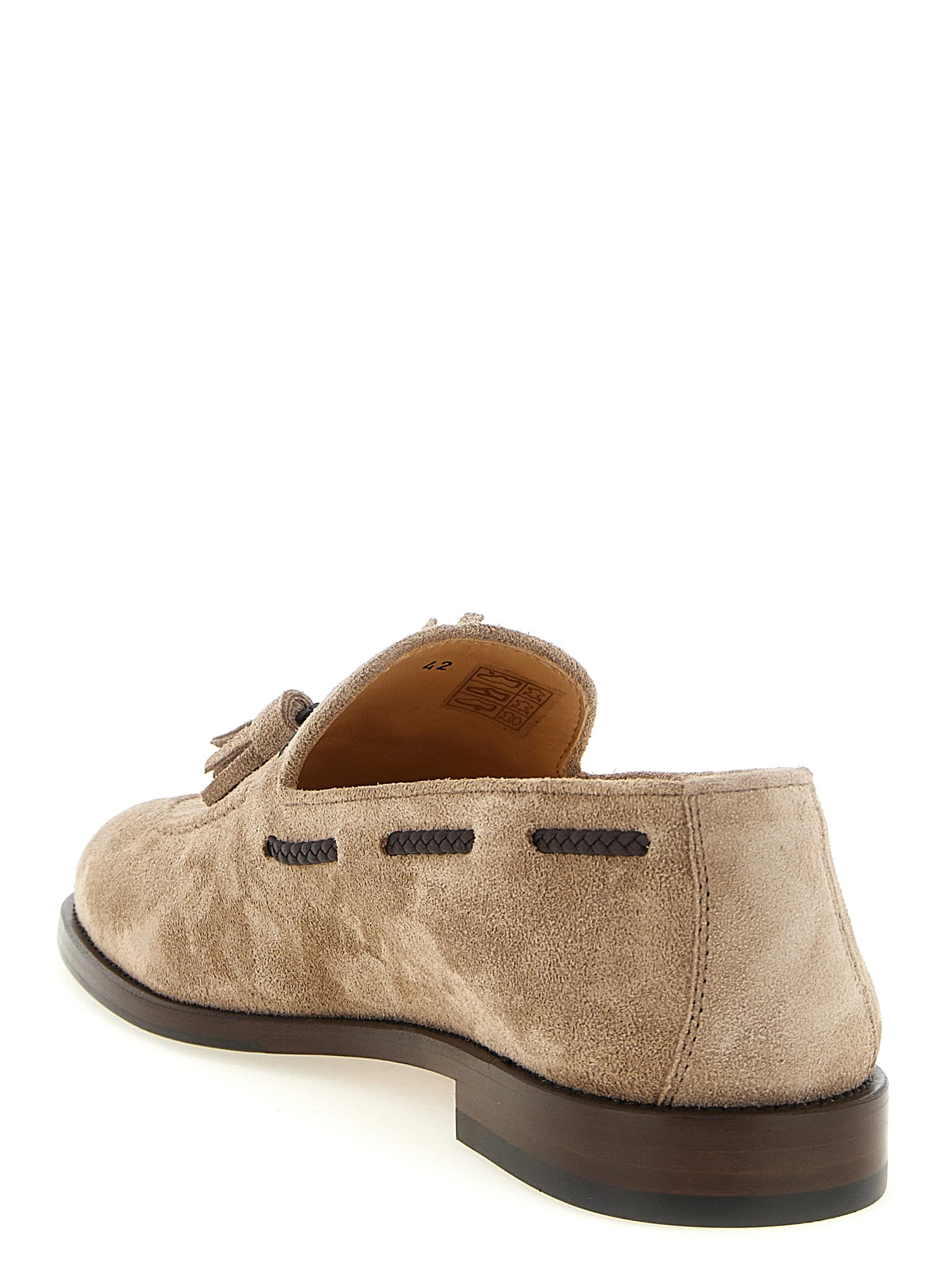 Brunello Cucinelli 100% Calfskin Leather loafer in brown — view 3