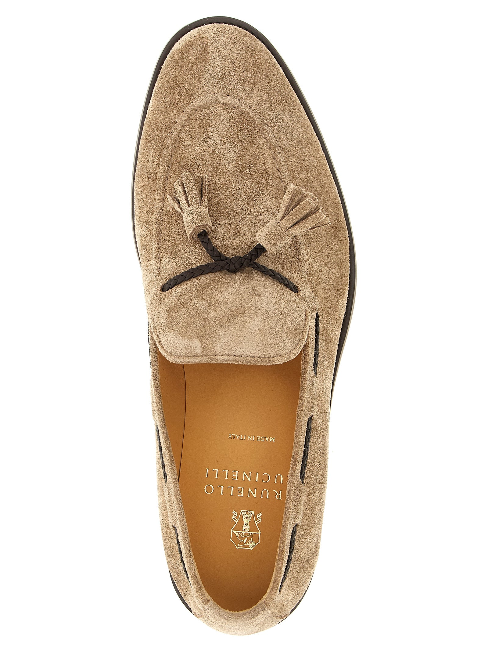 Brunello Cucinelli 100% Calfskin Leather loafer in brown — view 4