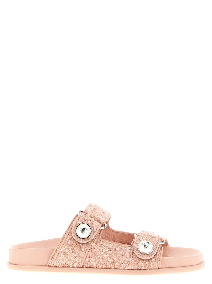 Jimmy Choo 80% Fabric sandal in pink