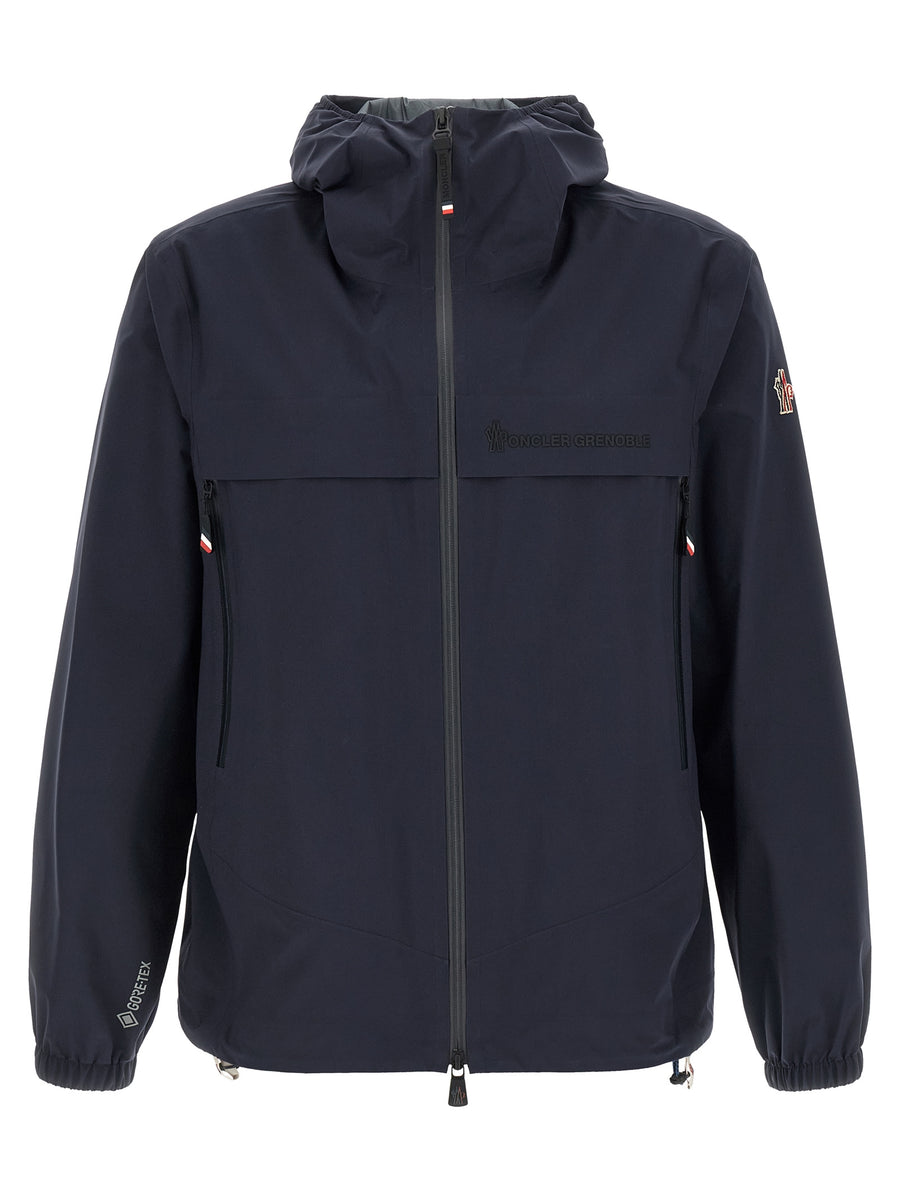 Moncler Grenoble 100% Polyamide jacket in navy
