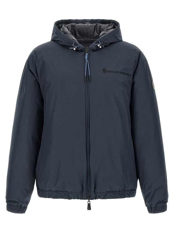 Moncler Grenoble 100% polyamide down jacket in blue