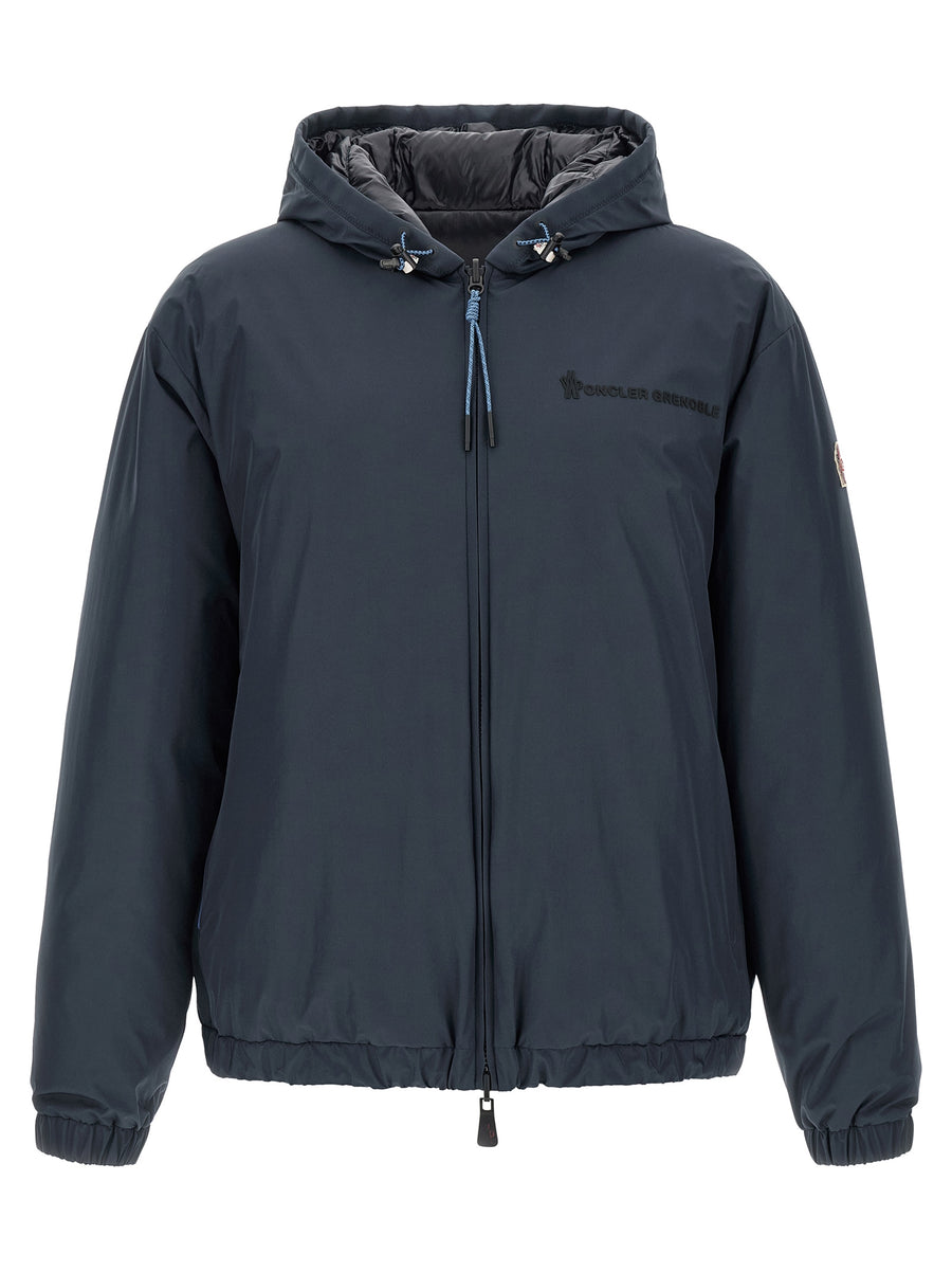 Moncler Grenoble 100% polyamide down jacket in blue