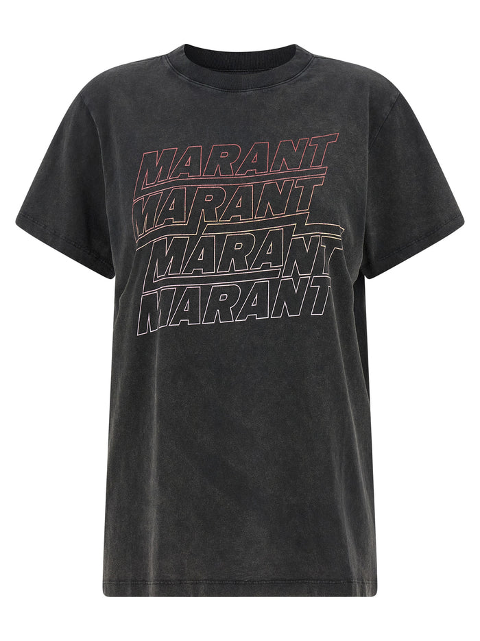 Marant Etoile 100% cotton t-shirt in gray