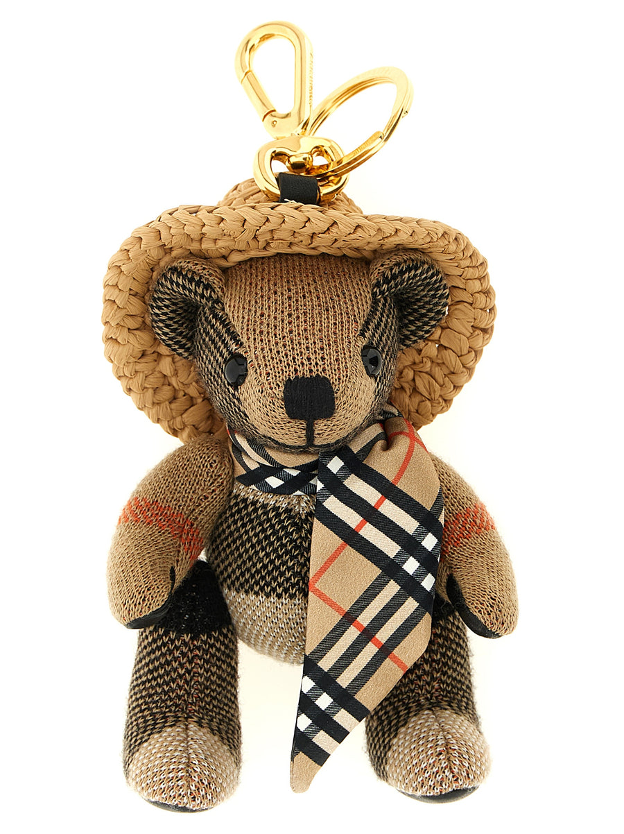 Burberry 100% Wool key charm in beige