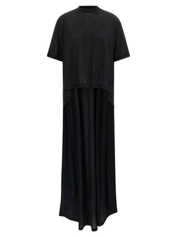Balenciaga 70% Cotton dress in black