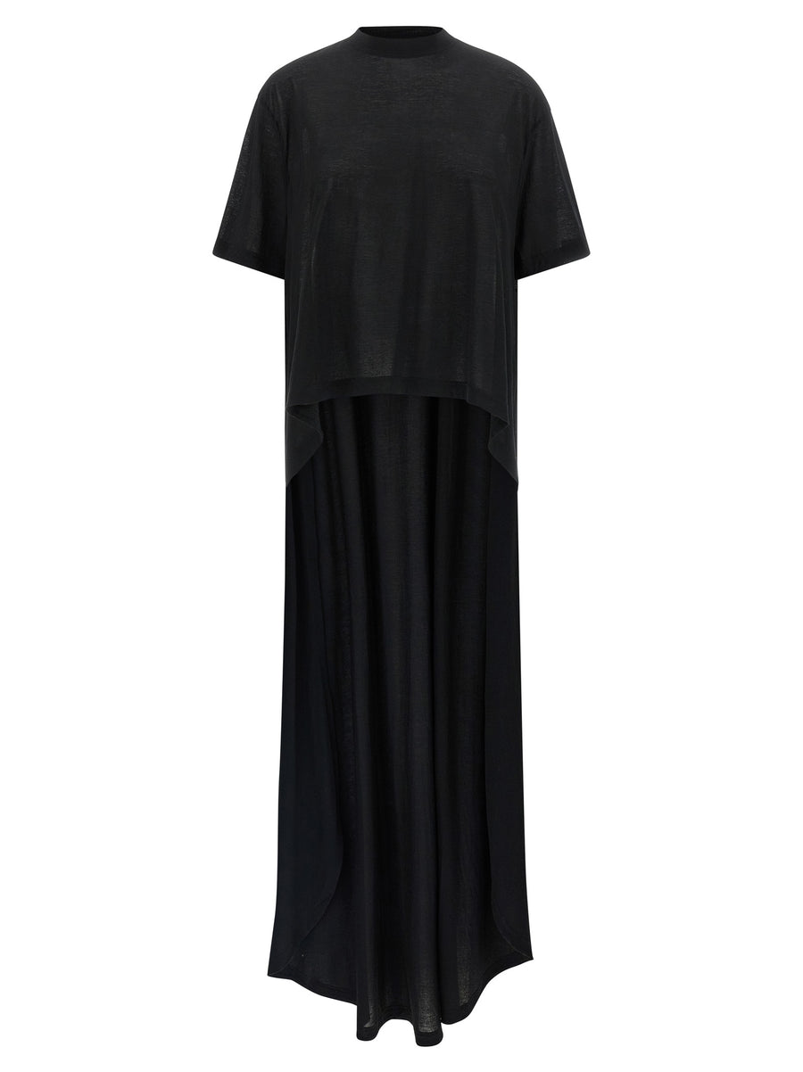 Balenciaga 70% Cotton dress in black