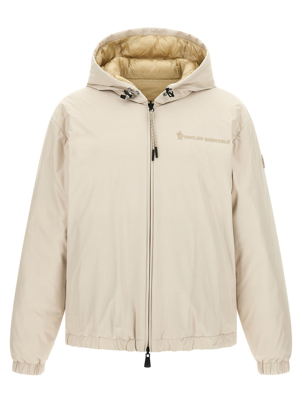 Moncler Grenoble 100% Polyamide down jacket in beige
