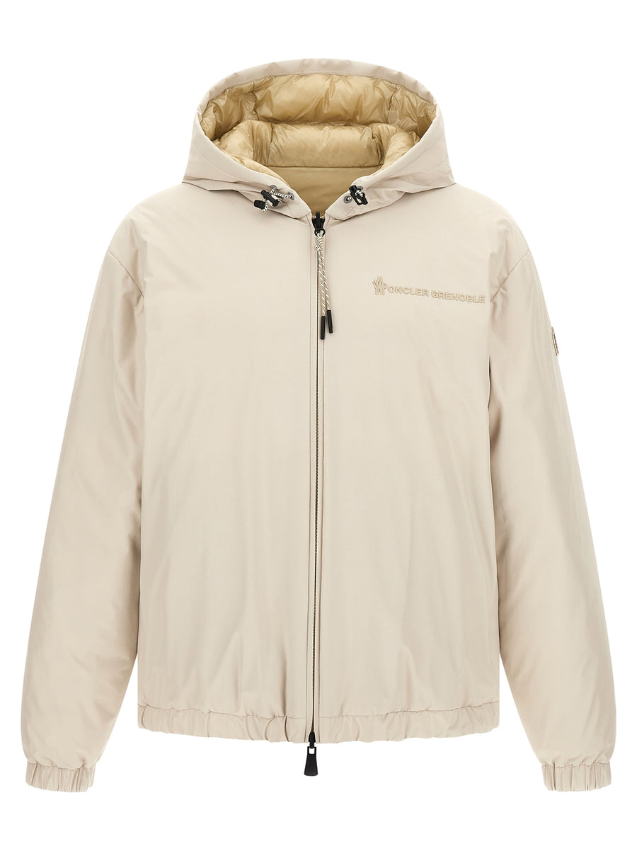 Moncler Grenoble 100% Polyamide down jacket in beige