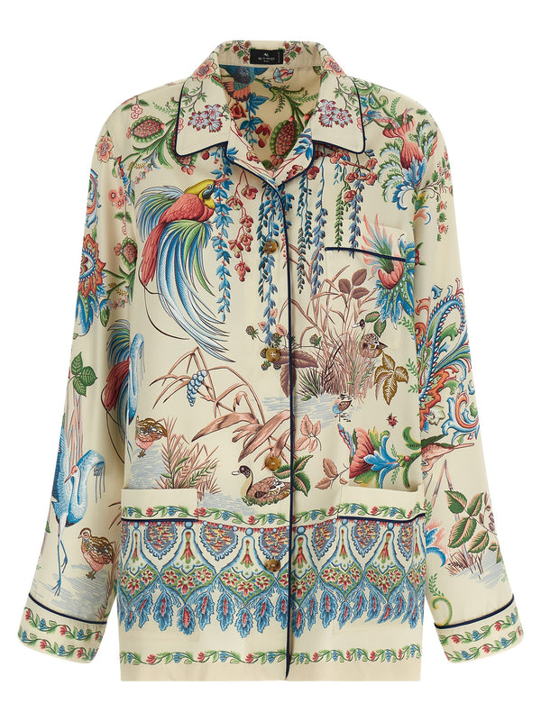 Etro 100% Polyester blouse in beige