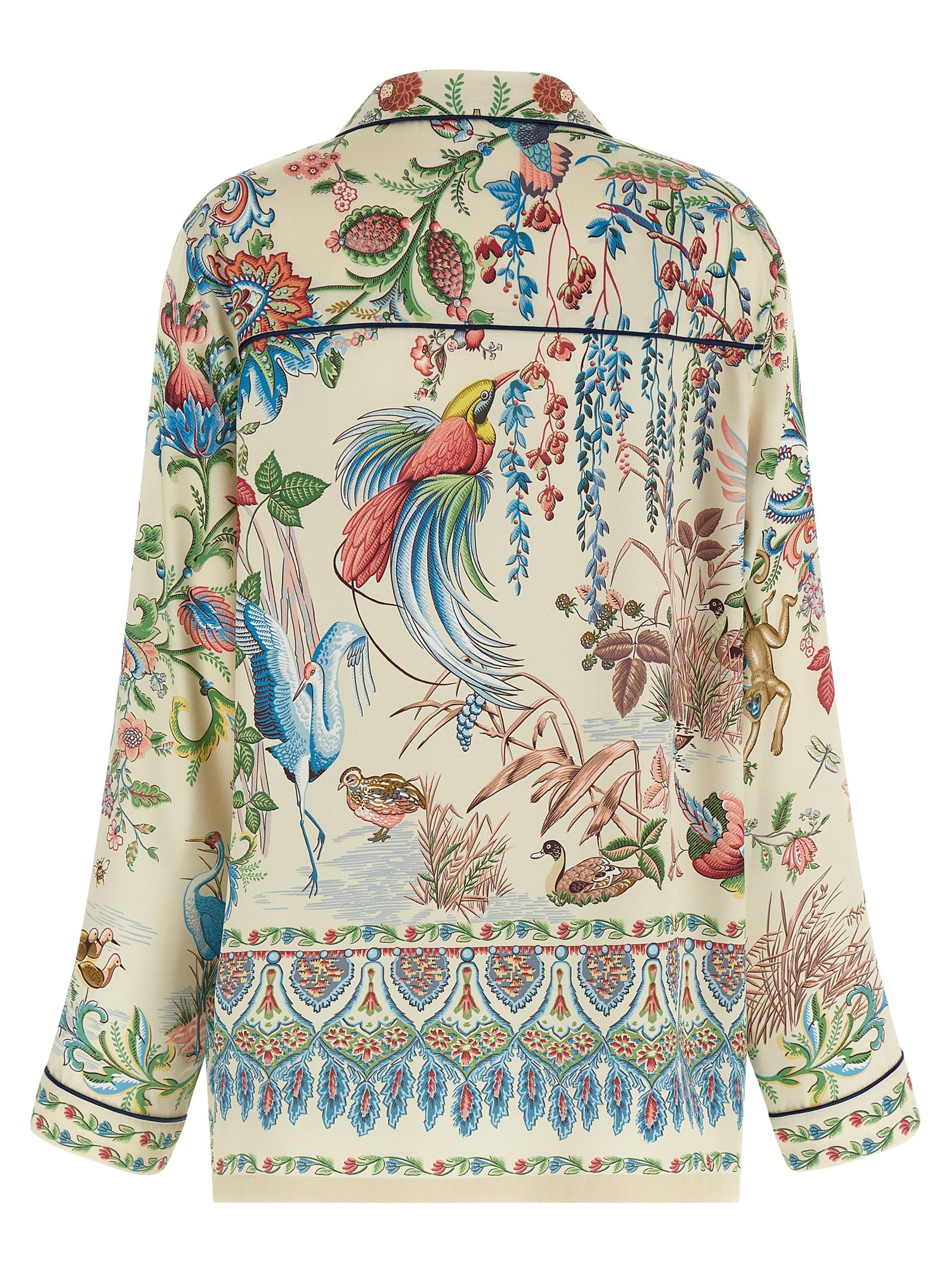 Etro 100% Polyester blouse in beige — view 2