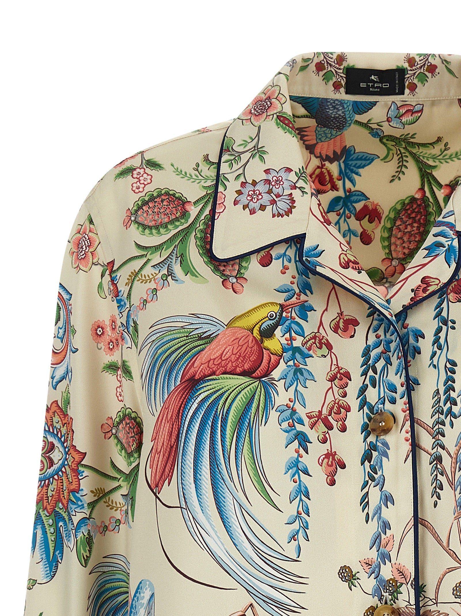 Etro 100% Polyester blouse in beige — view 3