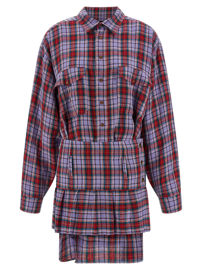 Vivienne Westwood 100% Linen dress in multicolor