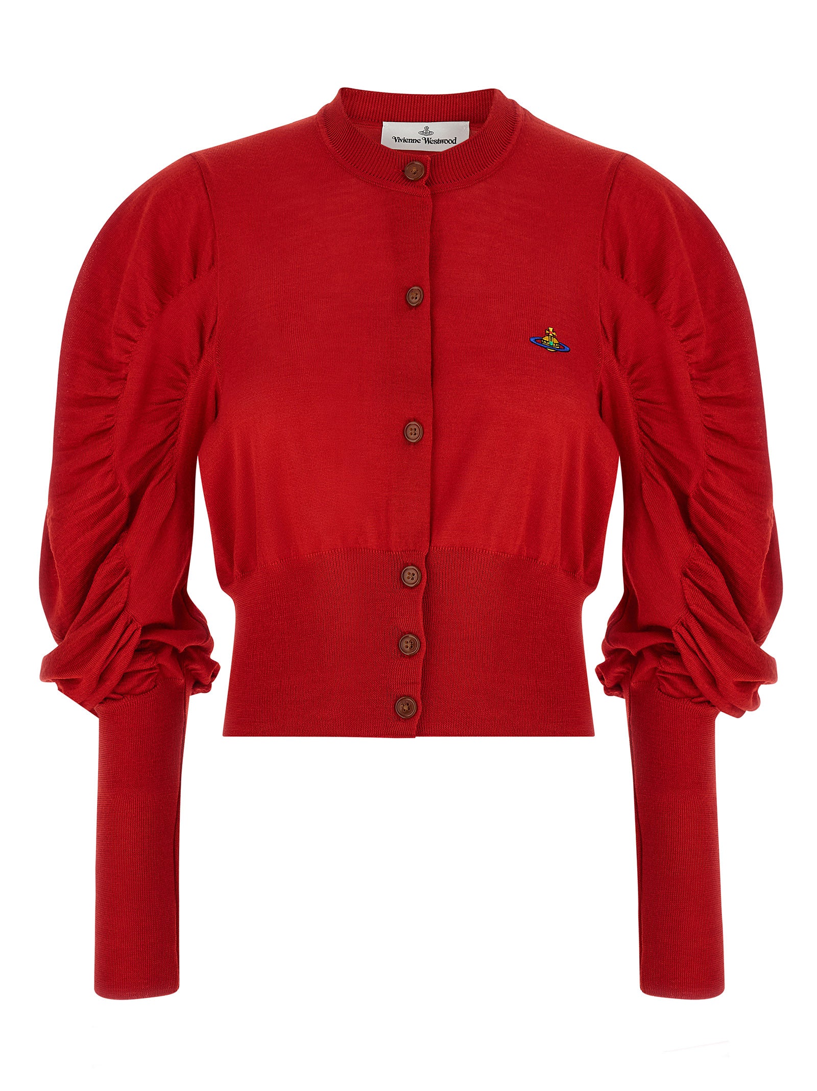 Vivienne Westwood 70% wool cardigan in red