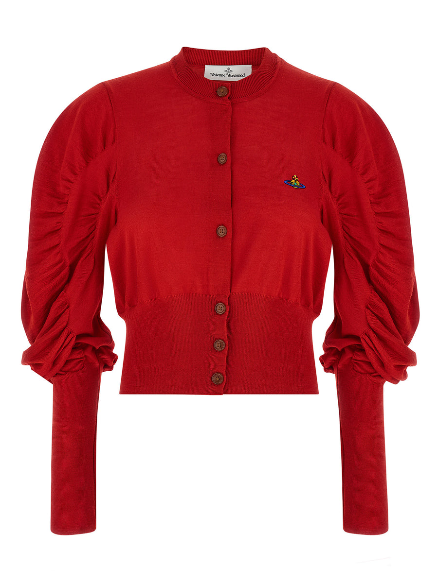 Vivienne Westwood 70% wool cardigan in red