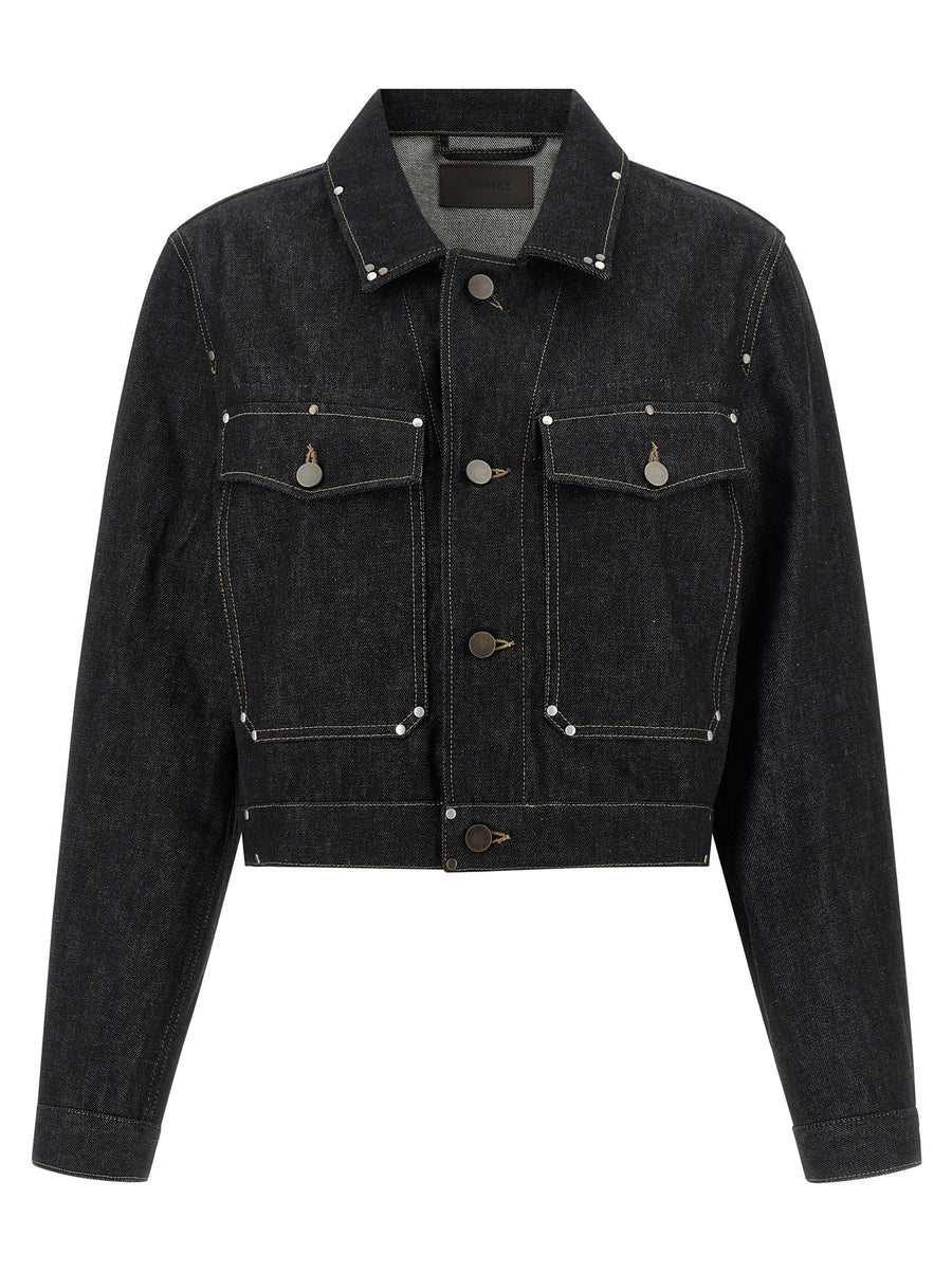 Lemaire 100% cotton jacket in black