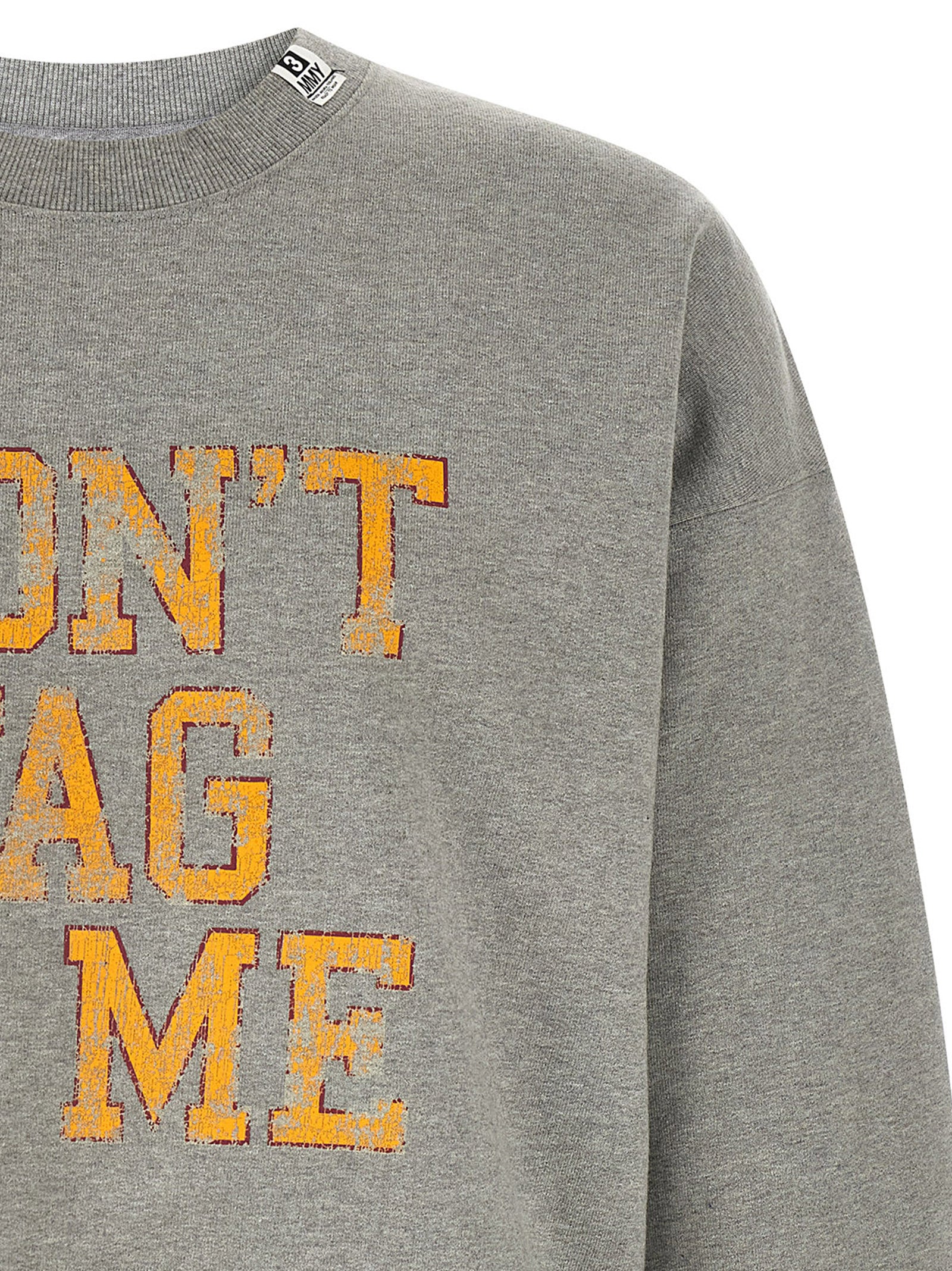 Maison Mihara Yasuhiro 100% cotton sweatshirt in gray — view 3