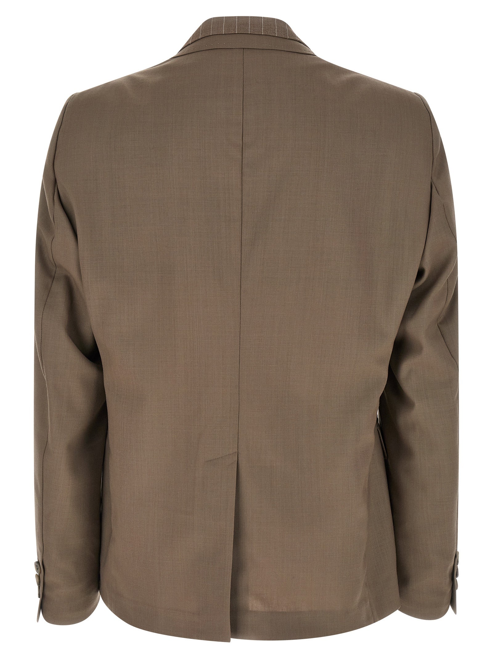 Maison Mihara Yasuhiro 100% Wool blazer in beige — view 2