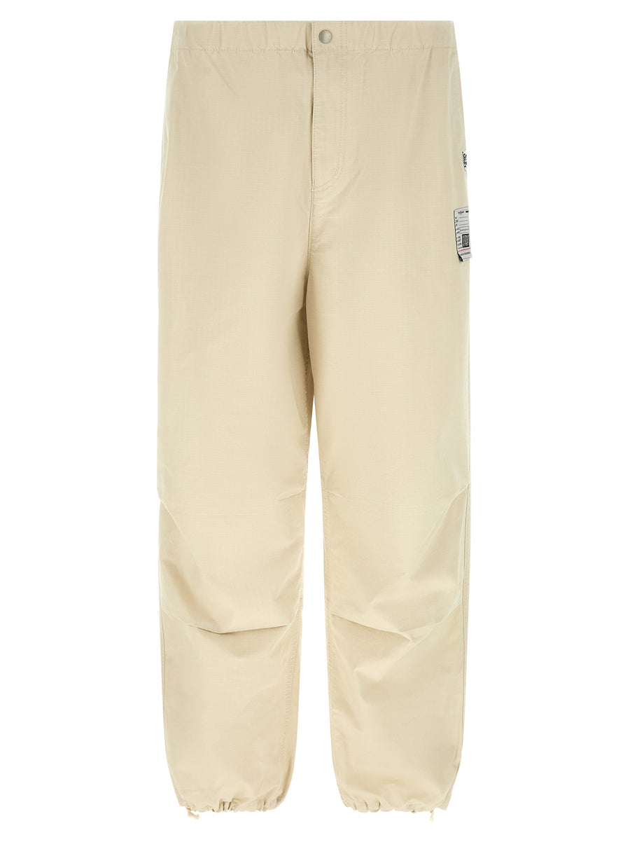 Maison Mihara Yasuhiro 100% cotton cargo pants in beige