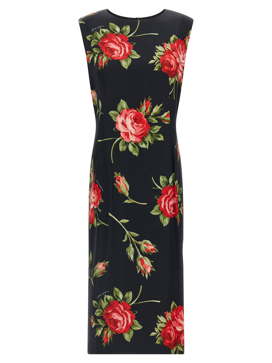 Dolce & Gabbana 96% viscose dress in black
