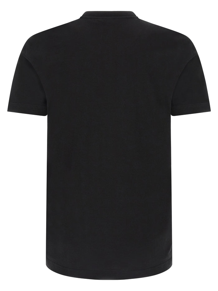 Dolce & Gabbana 100% cotton t-shirt in black — view 2