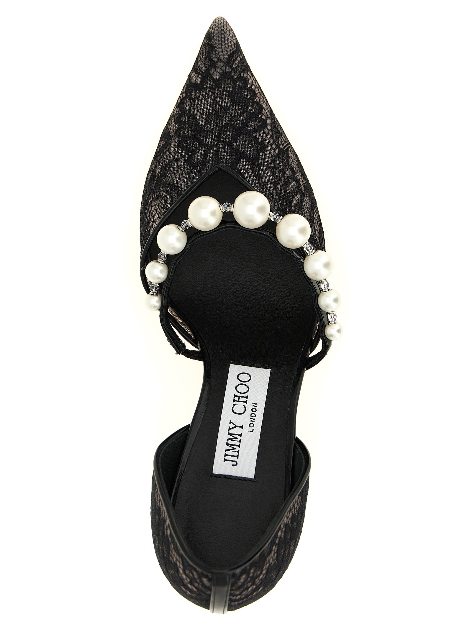 Jimmy Choo 73% Fabric pump in black — view 4