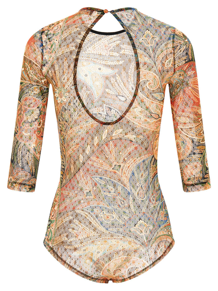 Etro 100% Polyamide bodysuit in multicolor — view 2