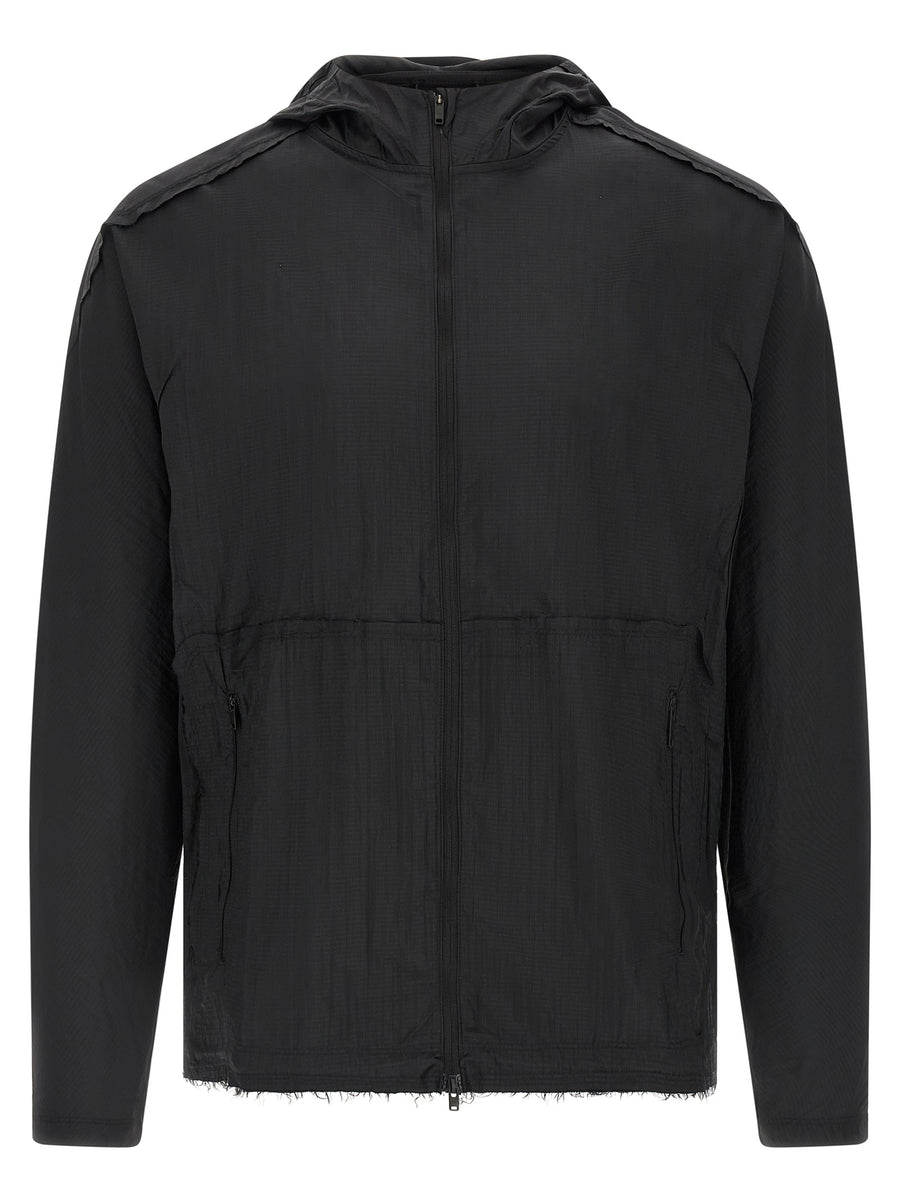 Y-3 100% Polyamide jacket in black