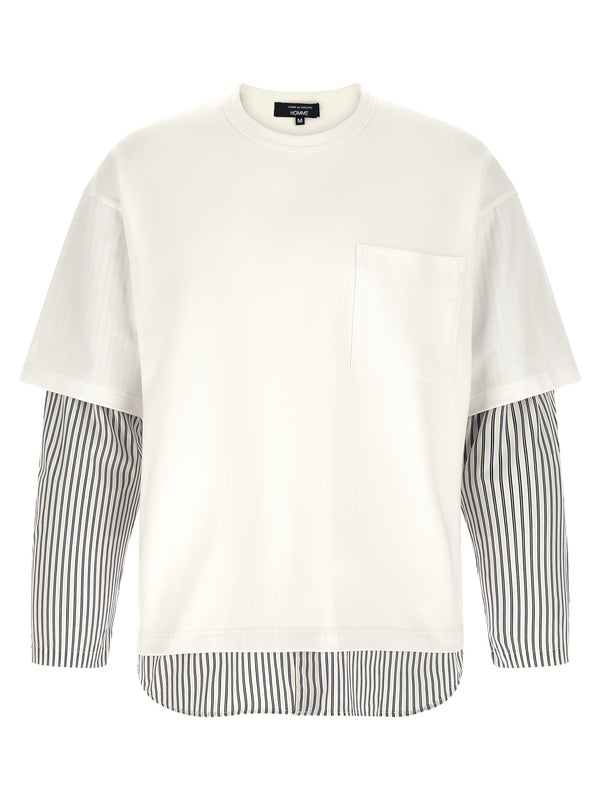 Comme des Garçons 100% Cotton t-shirt in white