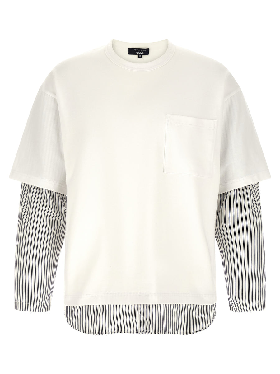 Comme des Garçons 100% Cotton t-shirt in white