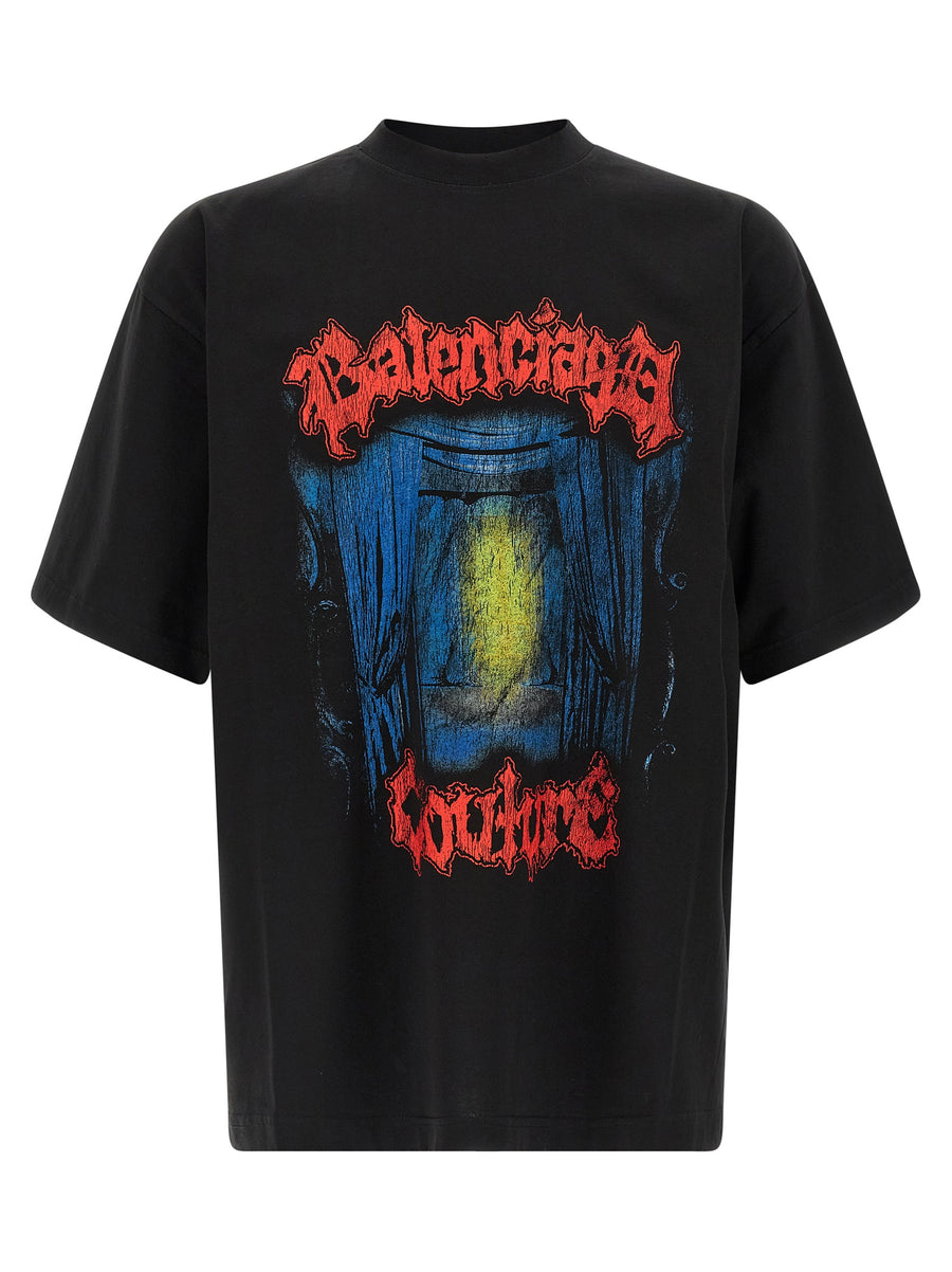 Balenciaga 100% Cotton t-shirt in black