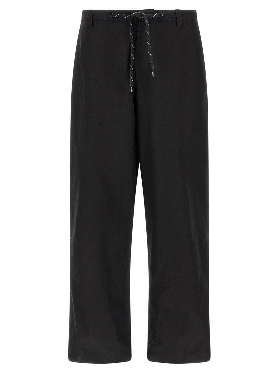 Balenciaga 100% Cotton chino pants in black
