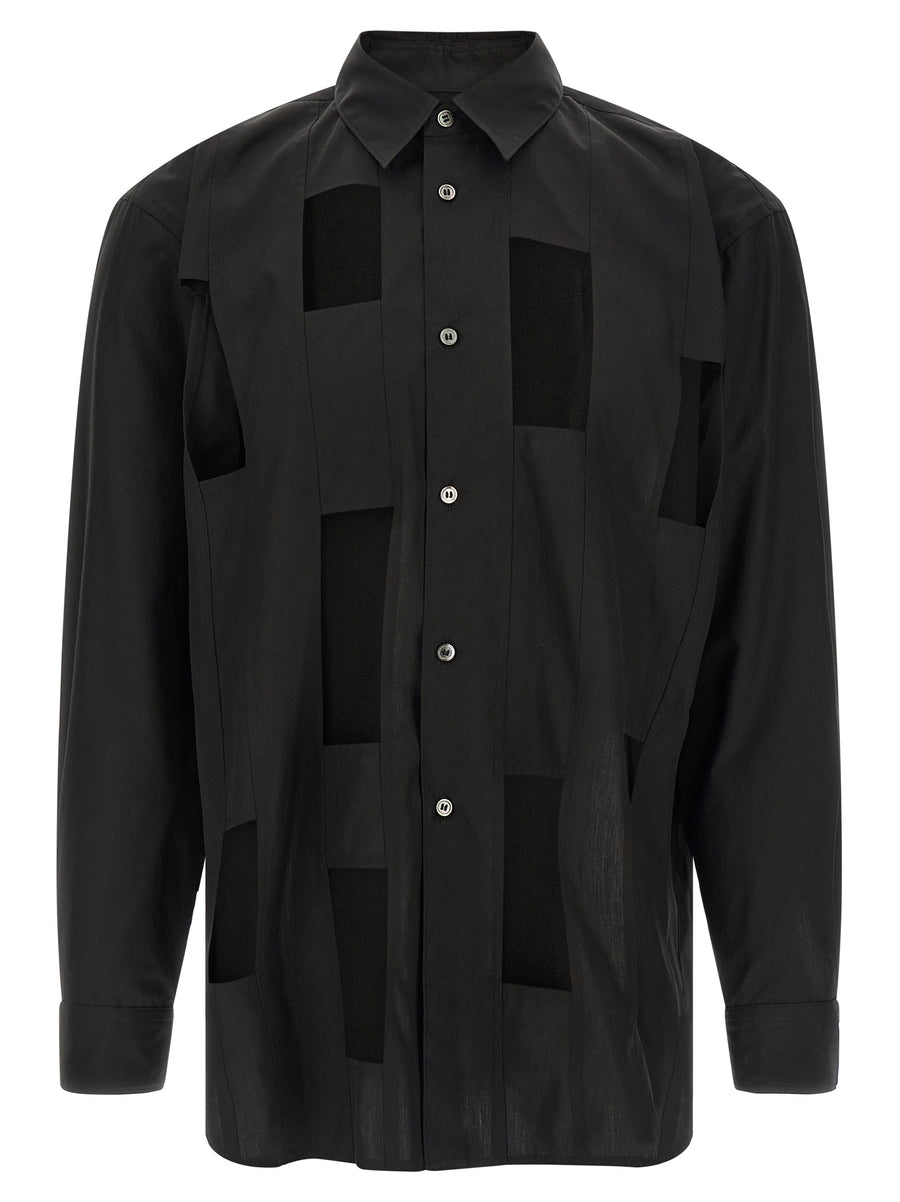 Comme des Garçons 100% Cotton shirt in black