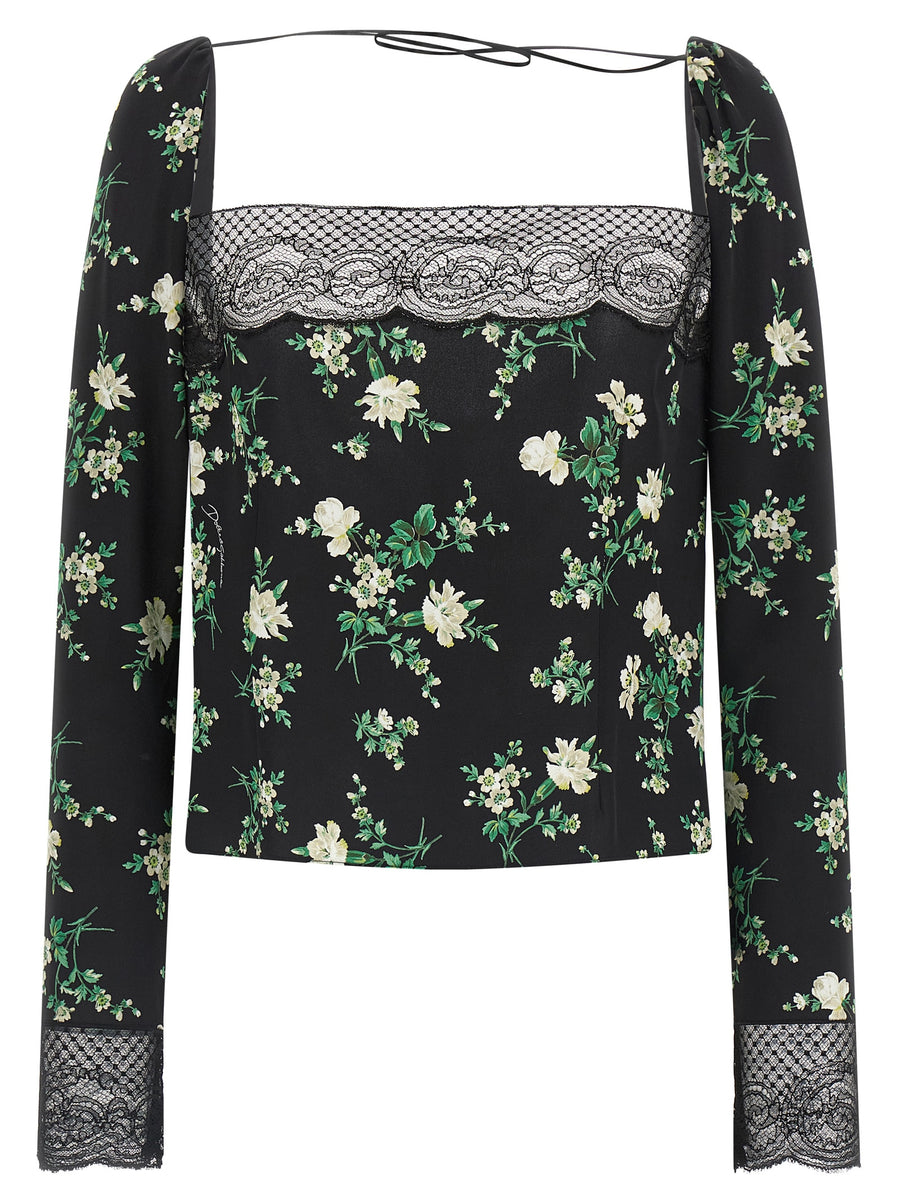 Dolce & Gabbana 88% Silk blouse in black