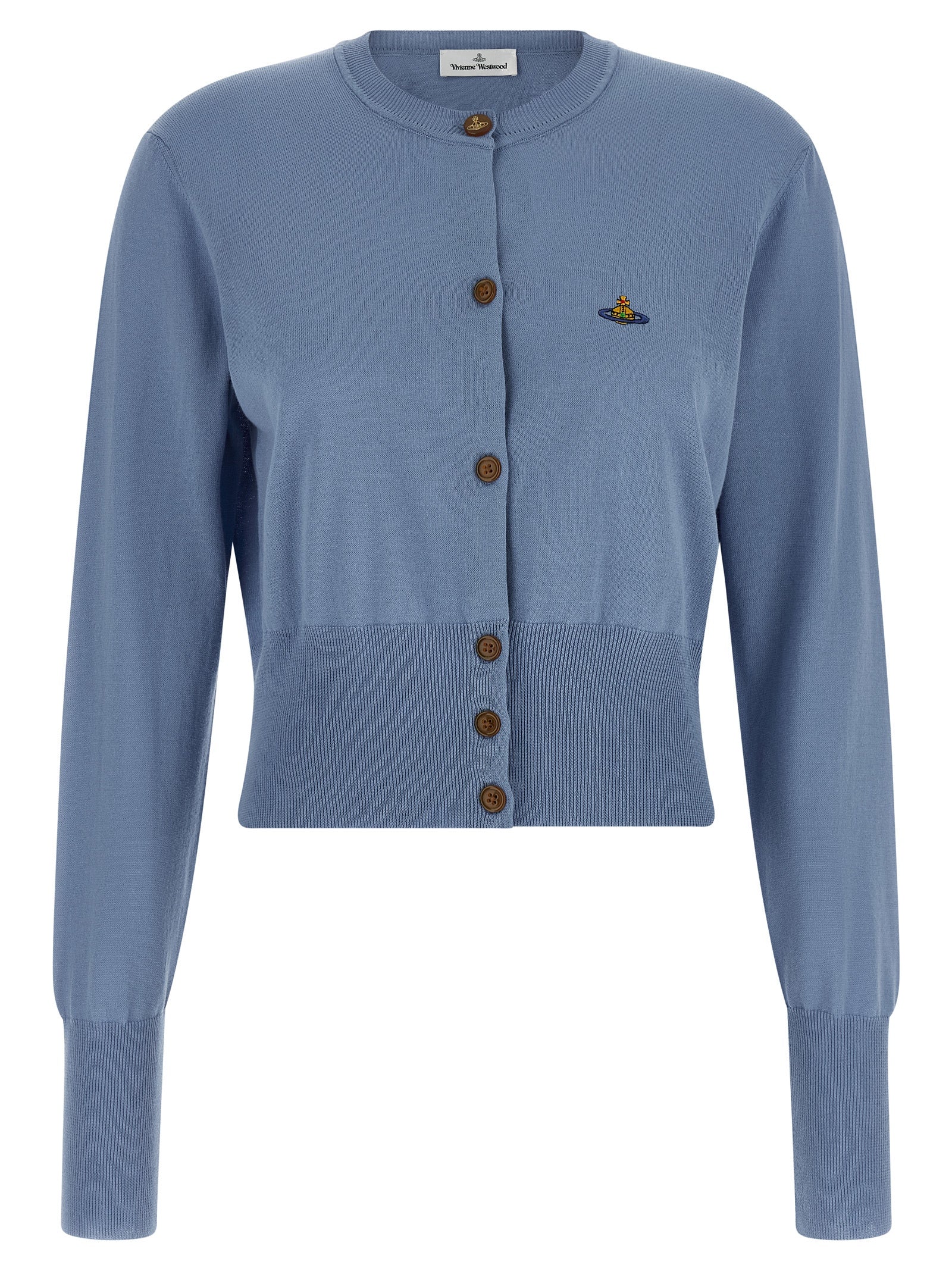 Vivienne Westwood 100% cotton cardigan in blue