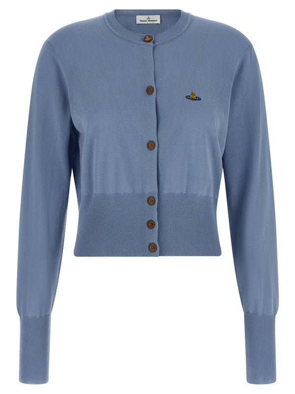 Vivienne Westwood 100% cotton cardigan in blue