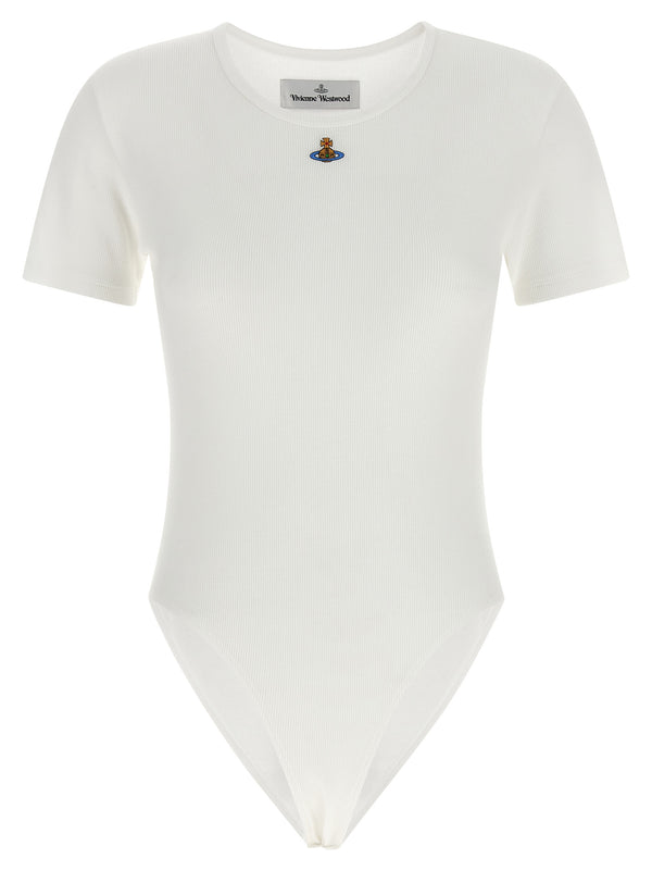 Vivienne Westwood 95% cotton bodysuit in white