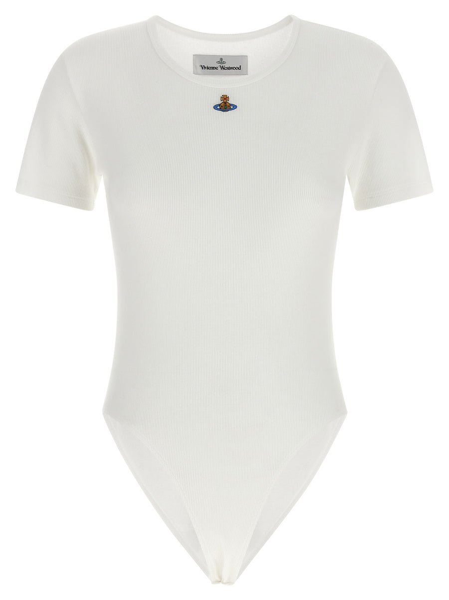 Vivienne Westwood 95% cotton bodysuit in white