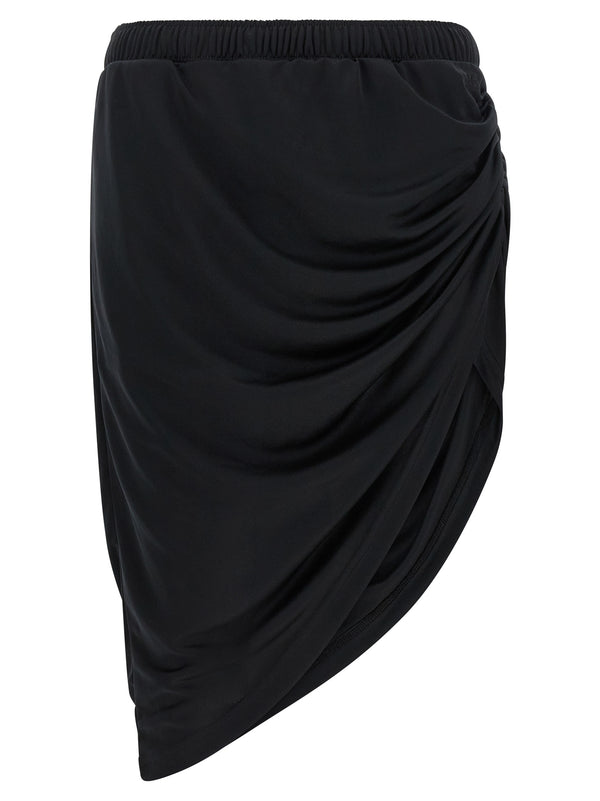 CourrèGes 100% polyester skirt in black