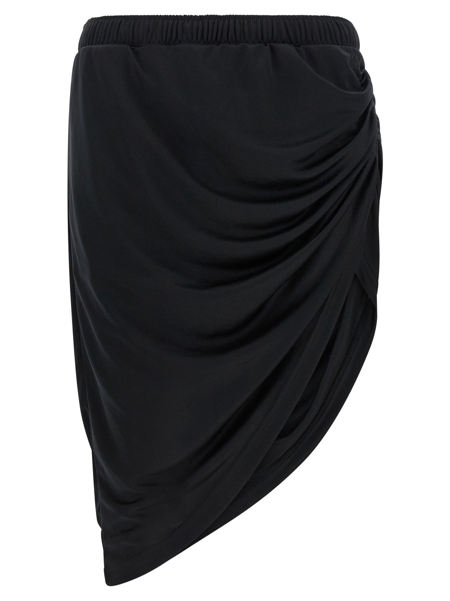 CourrèGes 100% polyester skirt in black